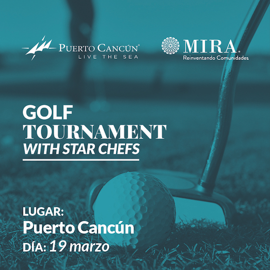 golf tournament with star chefs