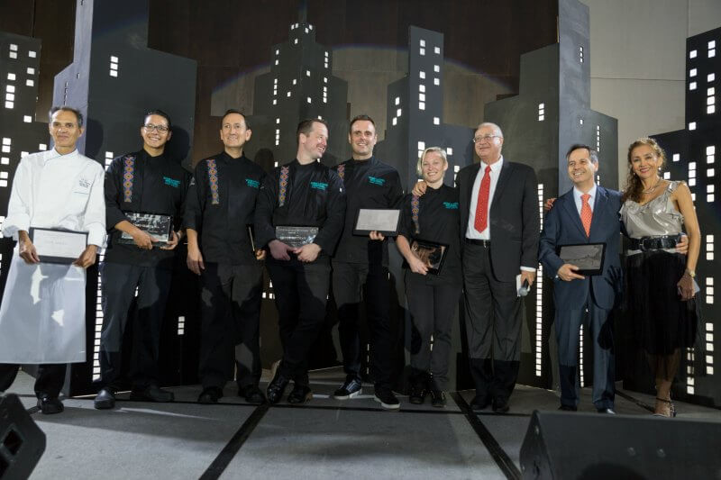 chefs participando en tributo a nueva york