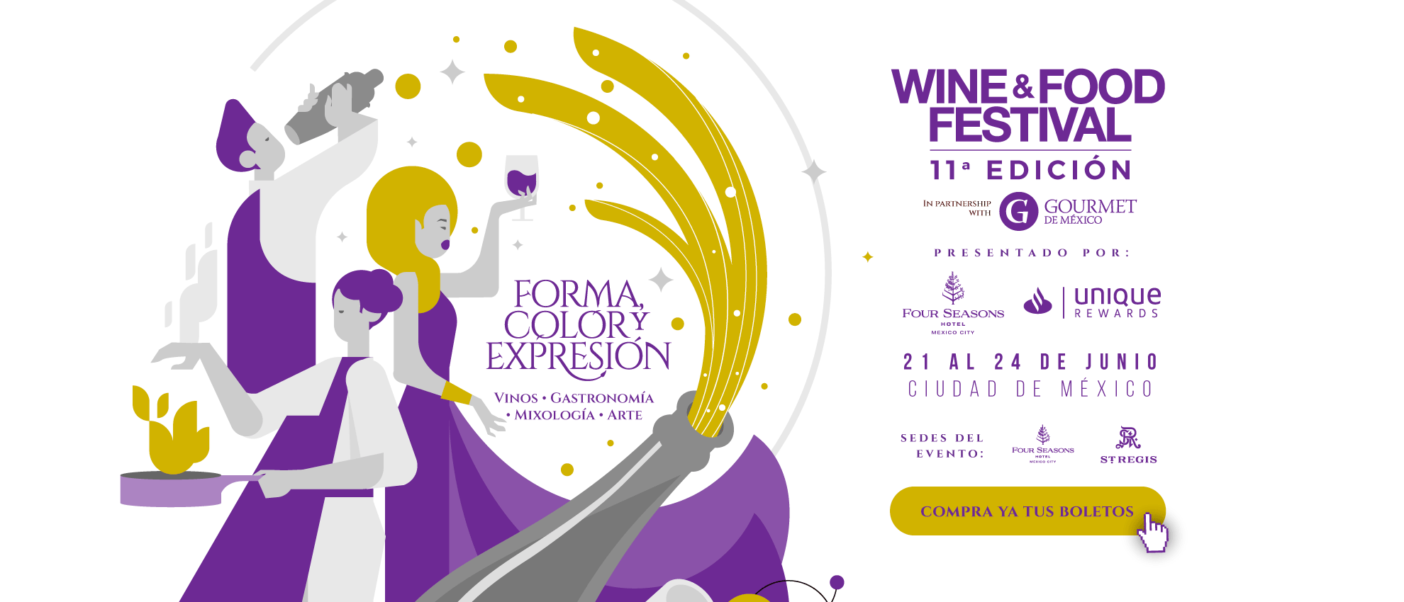 wine and food festival edicion once forma color y expresion